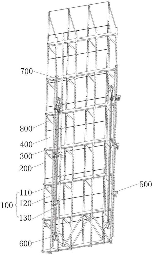 附著式升降腳手架豎向主框架的內(nèi)立桿組件 關(guān)鍵構(gòu)造與功能解析